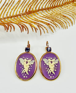 Violet Angels Earrings